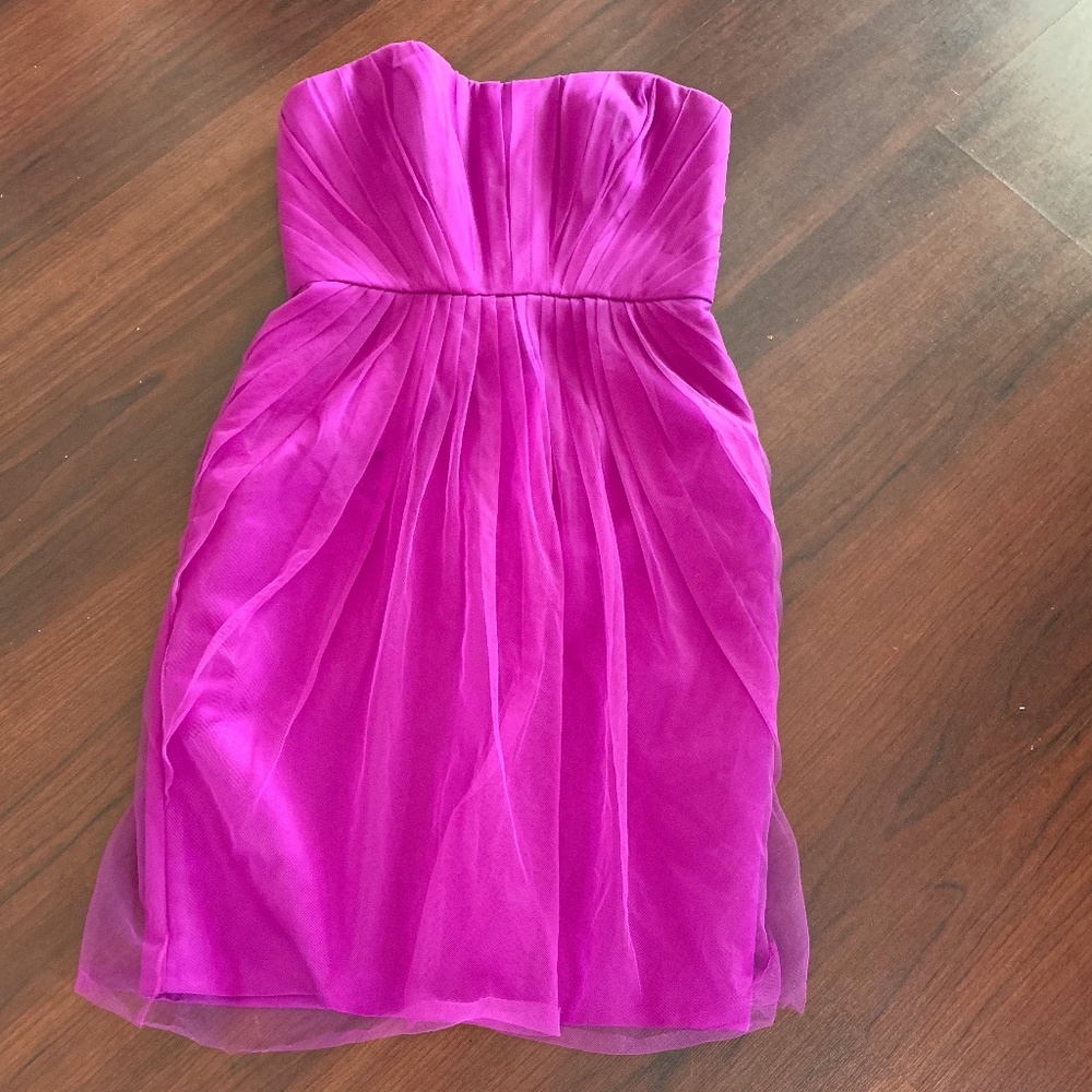 White by Vera Wang Bridesmaid Dress (Raspberry)